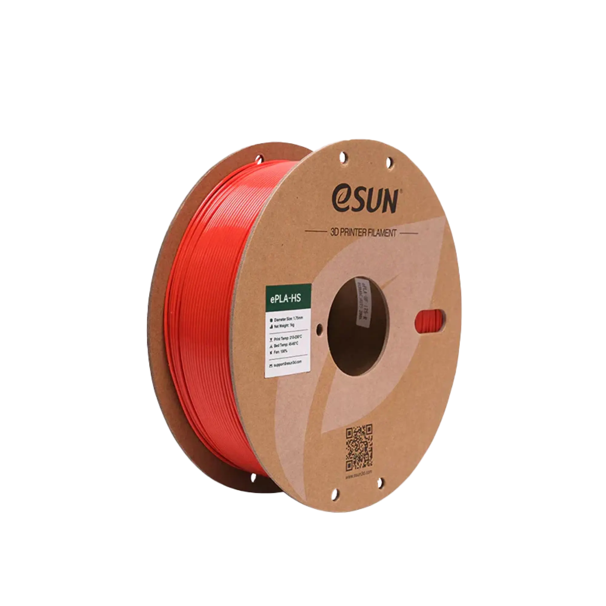 Купити ePLA-HS Filament (пластик) для 3D принтера Esun 1кг, 1.75мм, червоний (EPLA-HS-P175R1) - фото 1