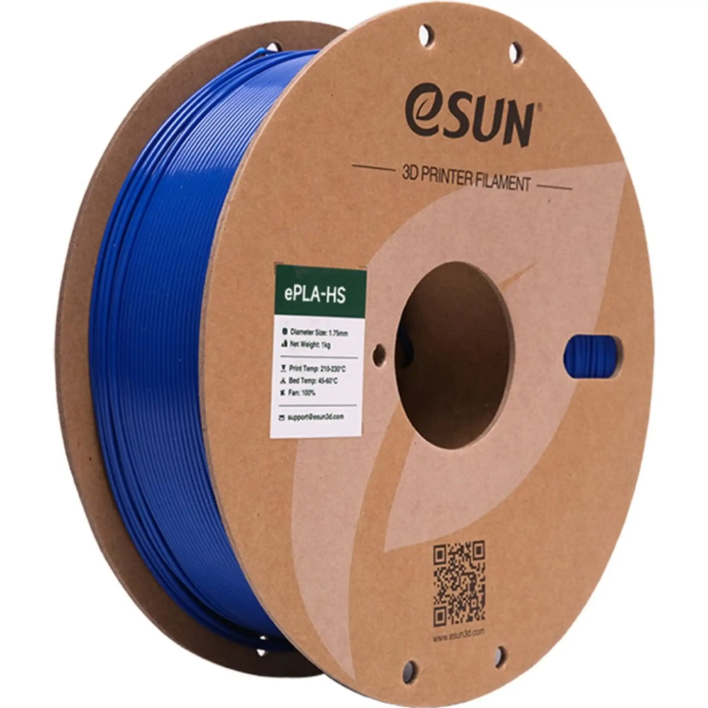 Купить ePLA Plus HS Filament (пластик) для 3D принтера Esun 1кг, 1.75мм, синий (EPLA+HS-P175U1) - фото 1