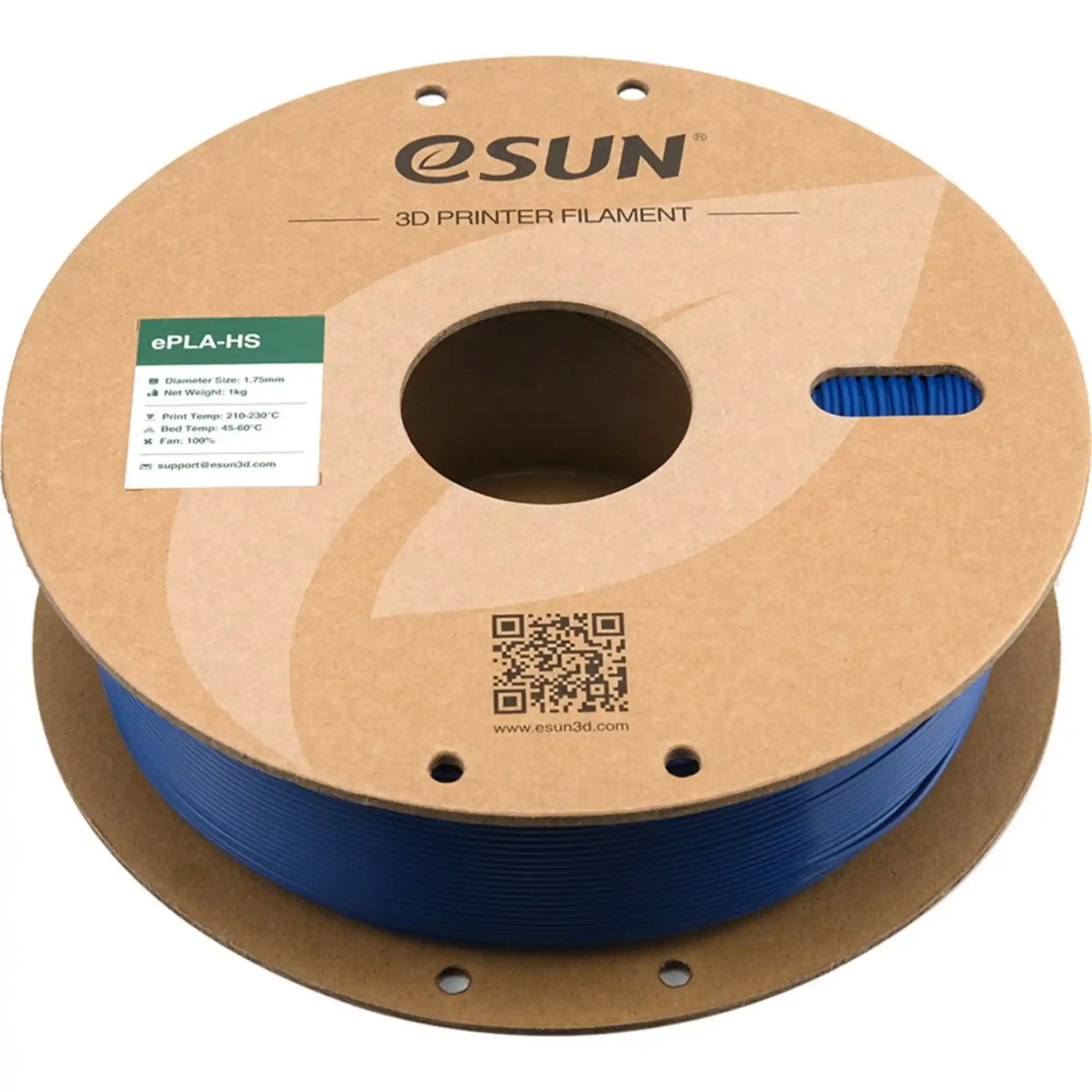 Купить ePLA Plus HS Filament (пластик) для 3D принтера Esun 1кг, 1.75мм, синий (EPLA+HS-P175U1) - фото 3