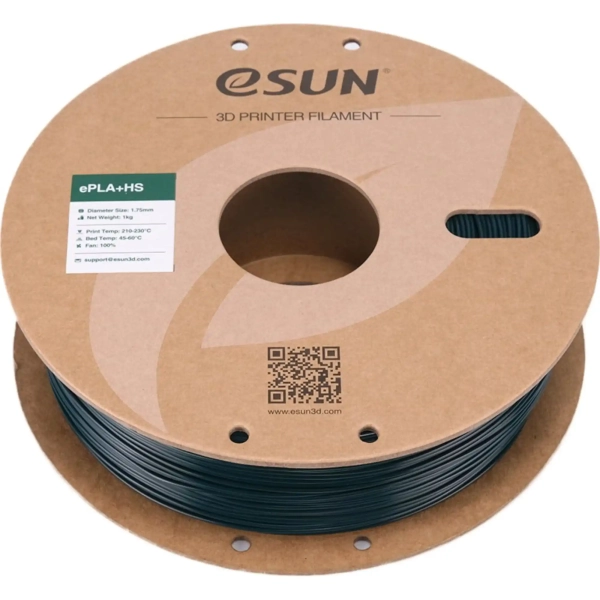 Купити ePLA Plus HS Filament (пластик) для 3D принтера Esun 1кг, 1.75мм, зелений (EPLA+HS-P175G1) - фото 3