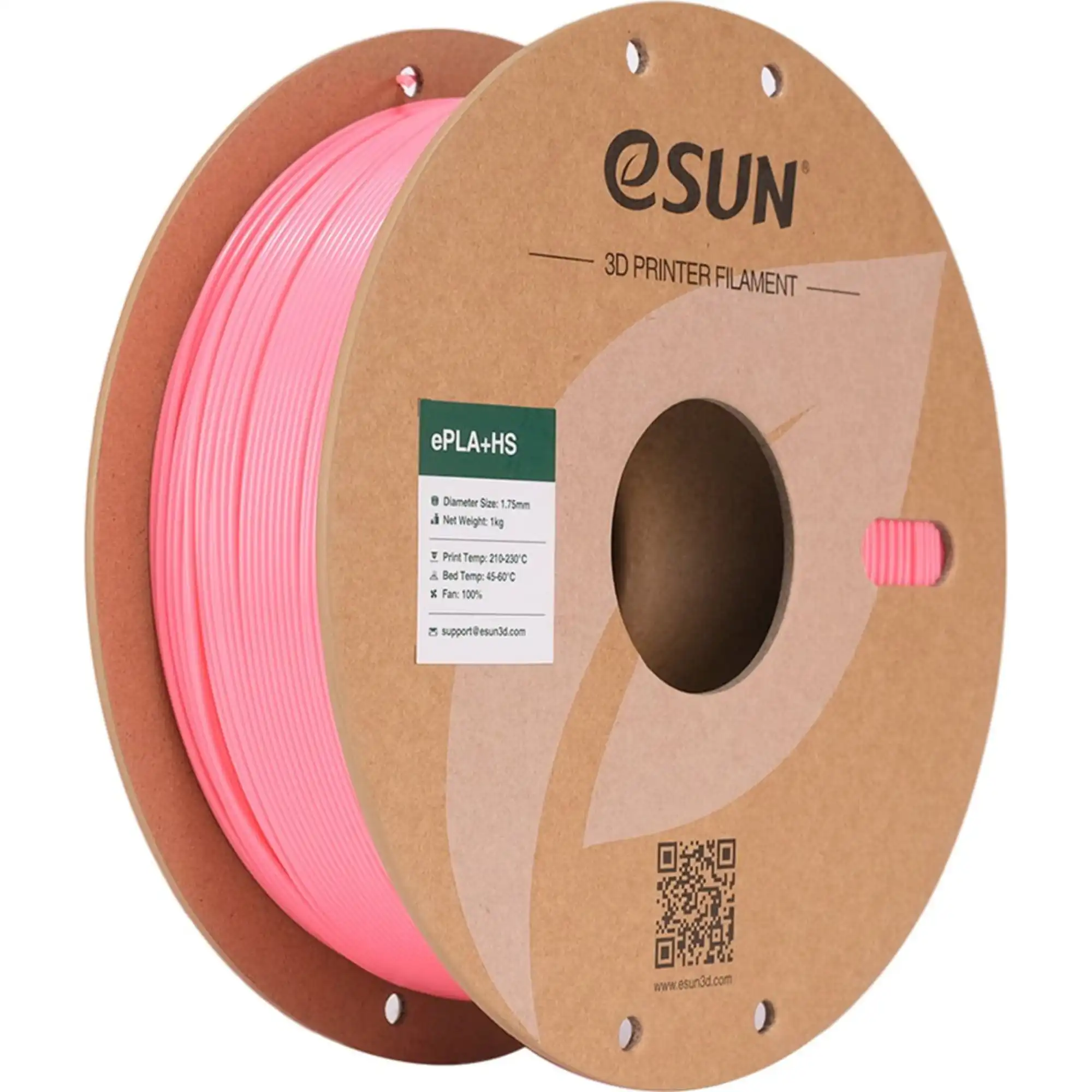 Купити ePLA Plus HS Filament (пластик) для 3D принтера Esun 1кг, 1.75мм, рожевий (EPLA+HS-P175P1) - фото 1