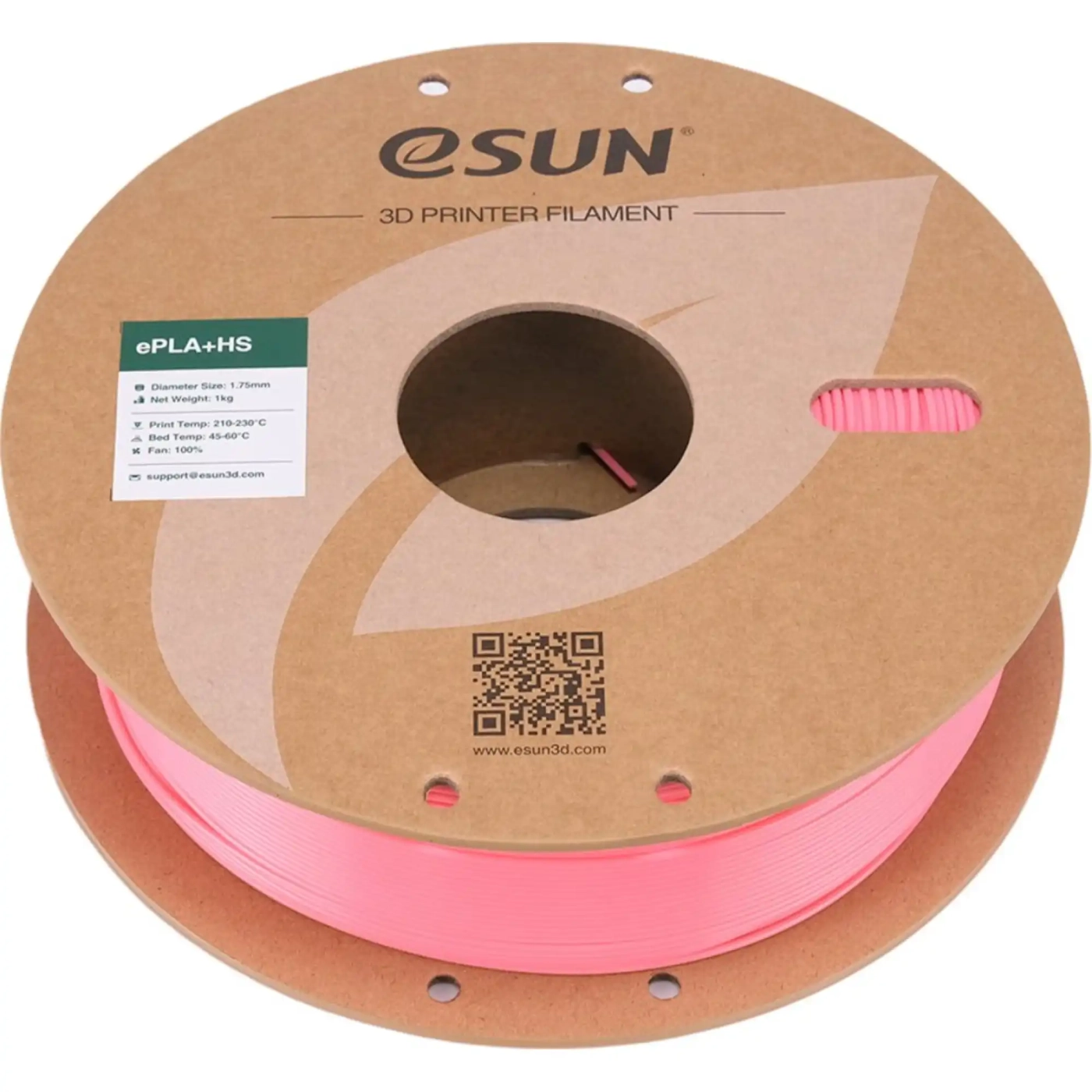 Купити ePLA Plus HS Filament (пластик) для 3D принтера Esun 1кг, 1.75мм, рожевий (EPLA+HS-P175P1) - фото 3