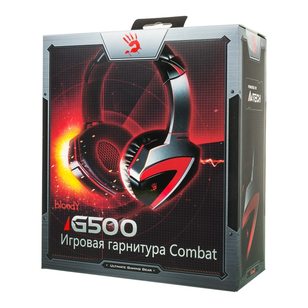 Купити Навушники A4Tech G500 Bloody (Black+Red) - фото 5
