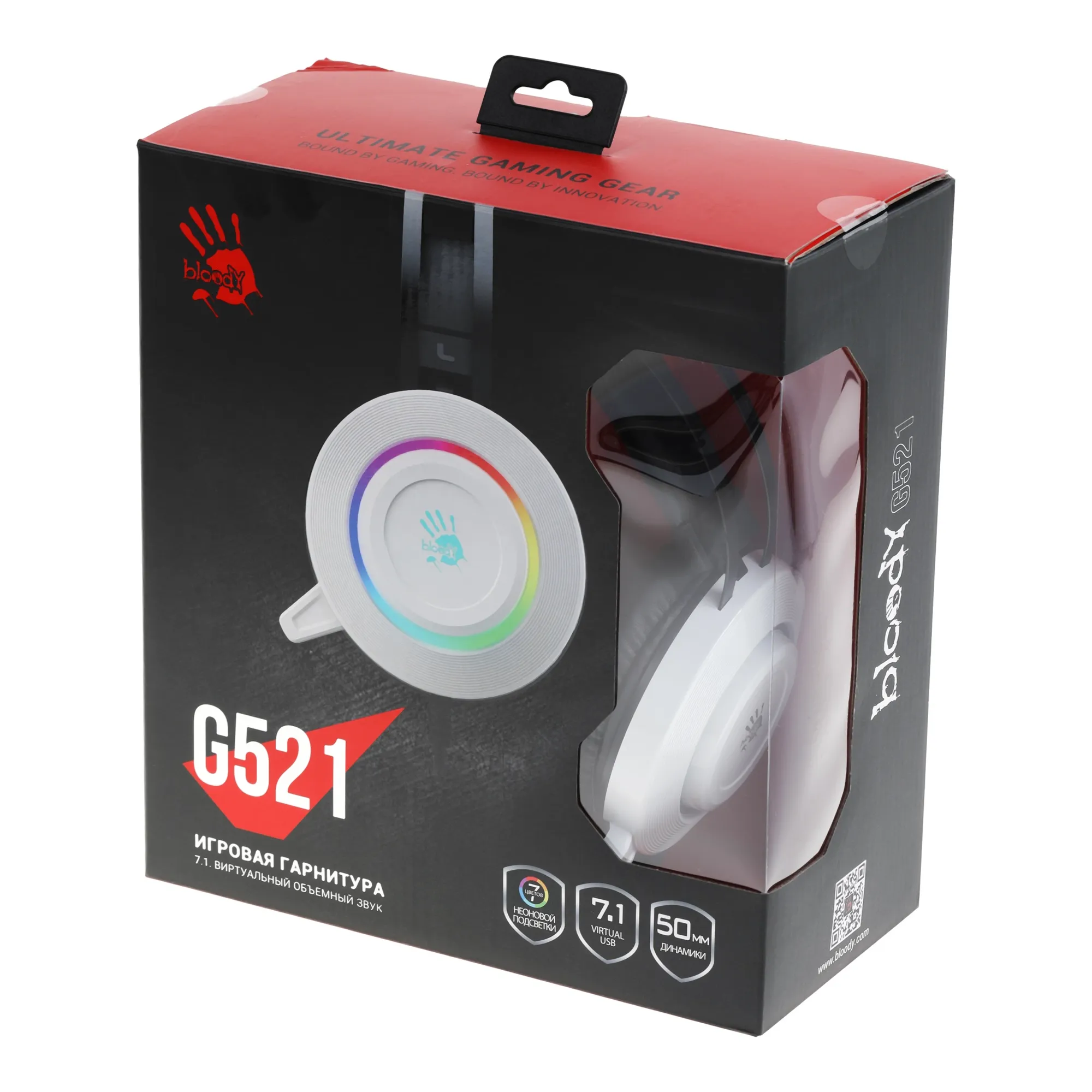 Купить Наушники A4Tech G521 Bloody (White) - фото 11