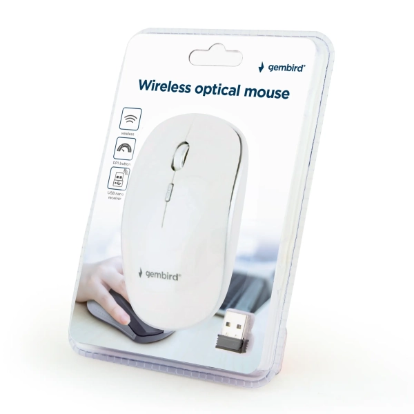 Купити Мишка Gembird MUSW-4B-01-W - фото 3
