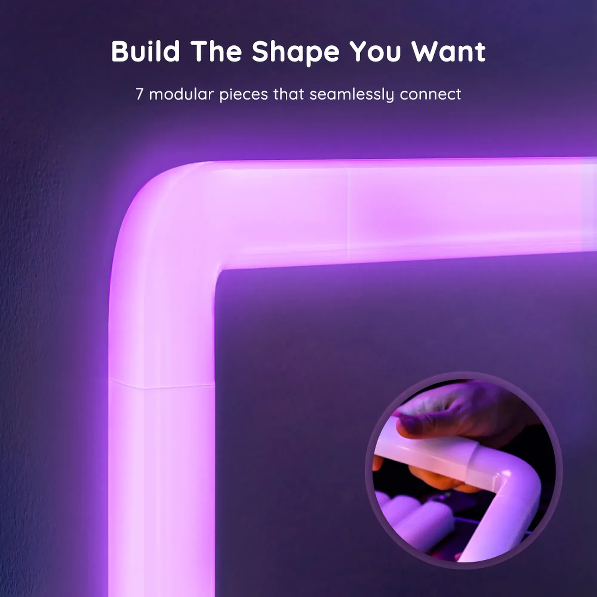 Купить Набор настенных светильников Govee H6062 Glide Wall Light (6+1) RGB (B6062301) - фото 2