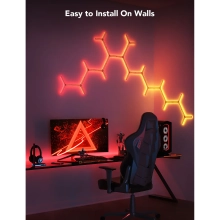 Купить Набор настенных светильников Govee H6065 Glide RGBIC Y Lights 7pcs RGB White (H6065301) - фото 6