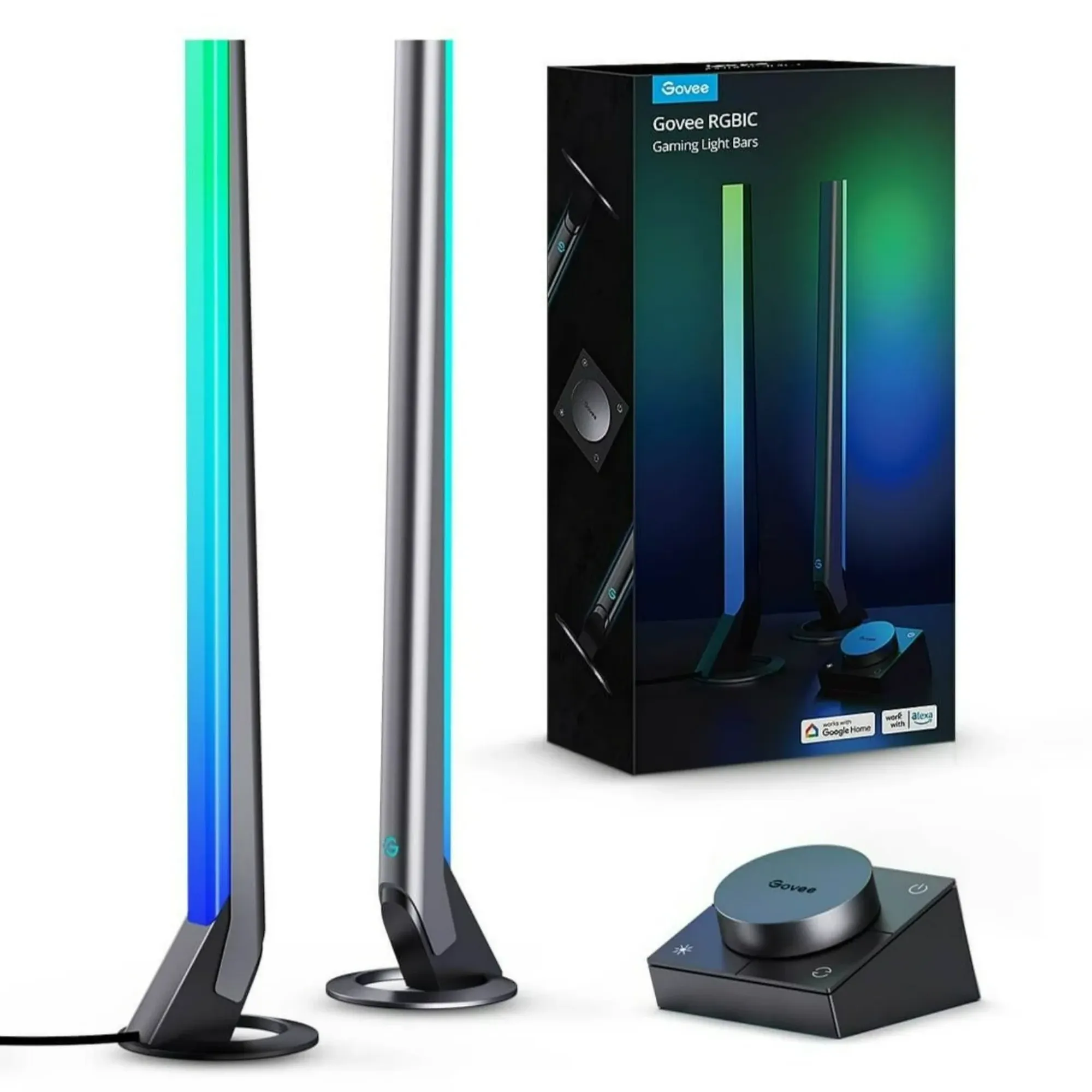 Купить Набор адаптивной подсветки Govee H6047 RGBIC Gaming Light Bars RGB Gray (H6047381) - фото 2