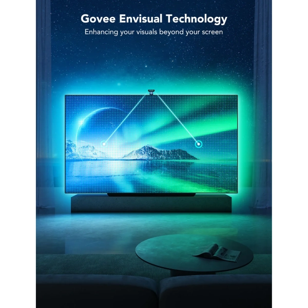 Купить Набор адаптивной подсветки Govee H605C Envisual TV Backlight T2 for 55-65" RGB Black (H605C311) - фото 5