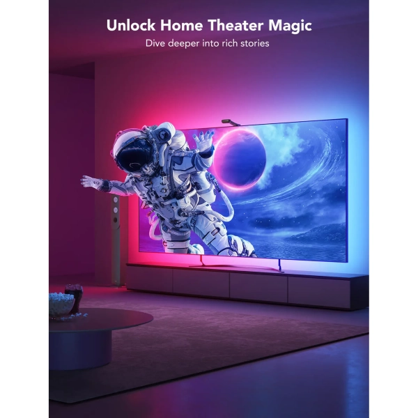 Купить Набор адаптивной подсветки Govee H605C Envisual TV Backlight T2 for 55-65" RGB Black (H605C311) - фото 8