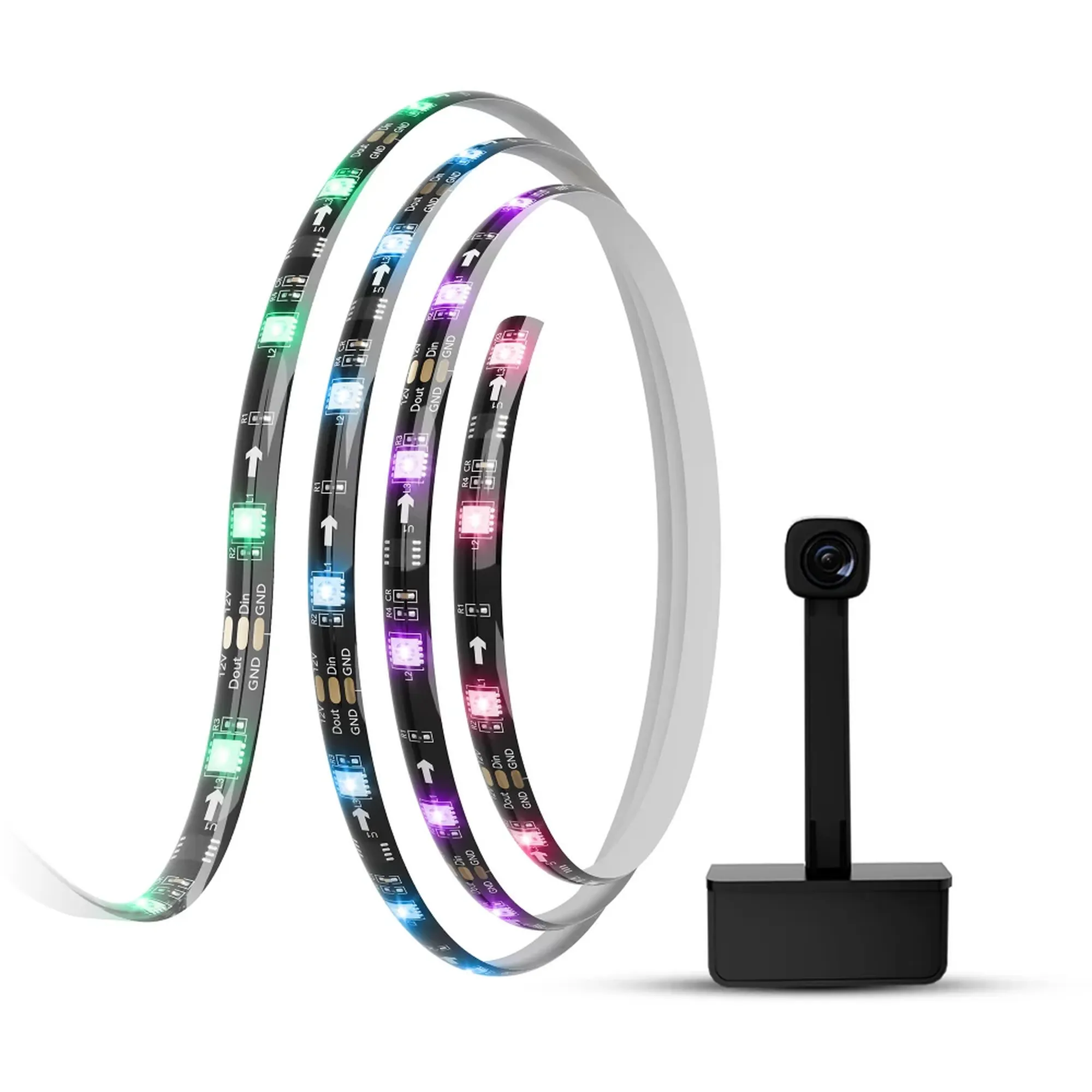 Купити Набір адаптивного підсвічування Govee H6199 DreamView T1 TV Backlight RGB (H61993D3) - фото 1
