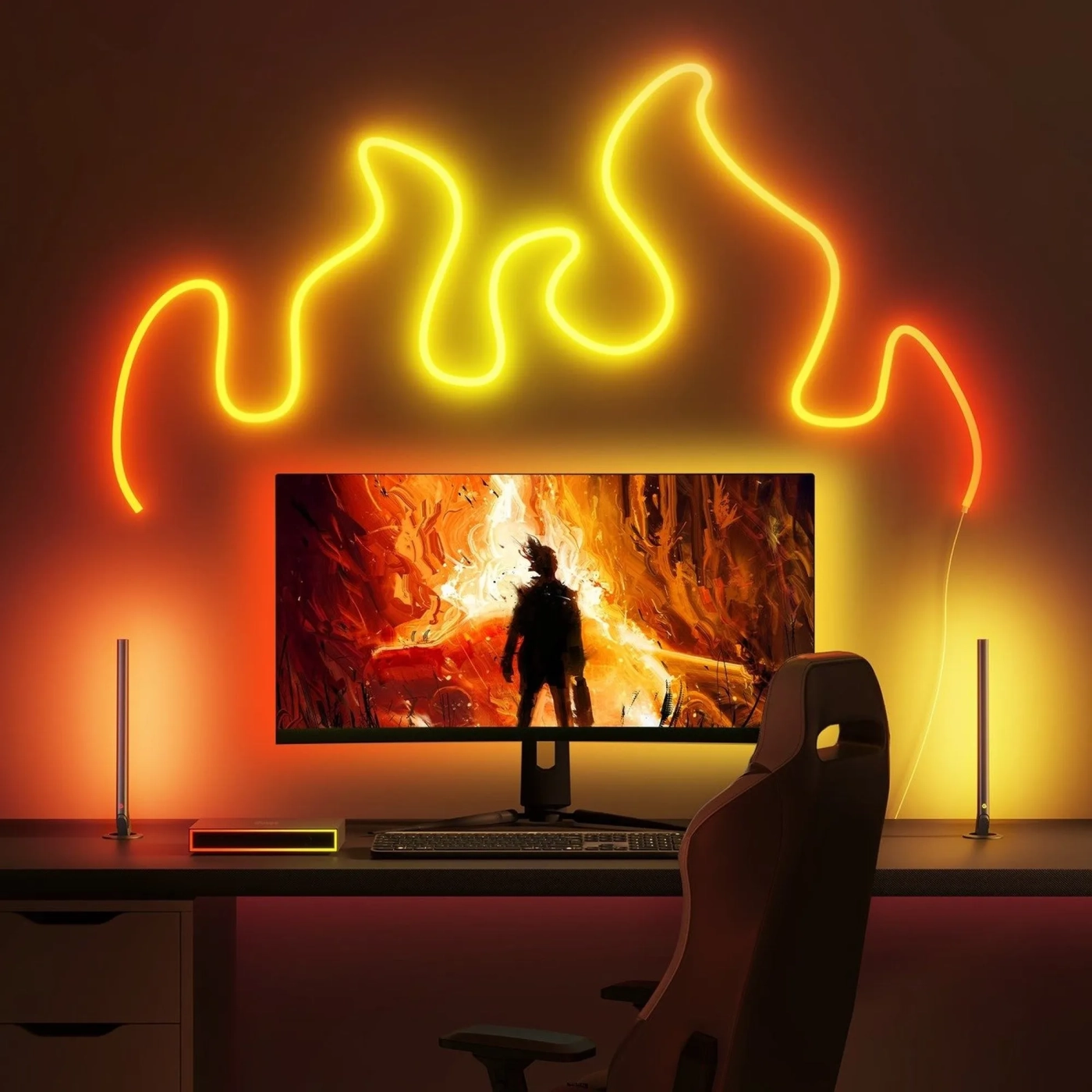 Купити Набір адаптивного підсвічування Govee H6601 HDMI AI Gaming Kit RGB Black (H6601311) - фото 9