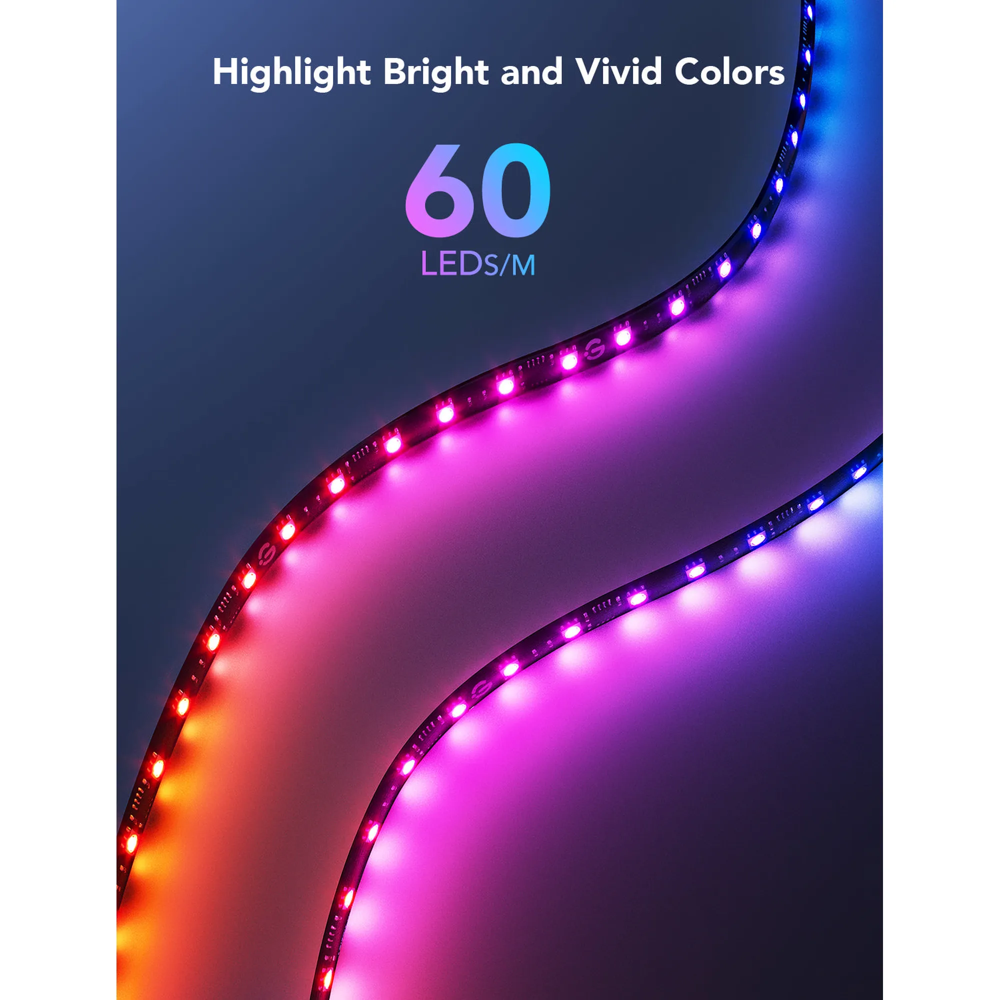 Купить Набор адаптивной подсветки Govee H6609 Gaming Light Strip G1 Black (H6609312) - фото 6