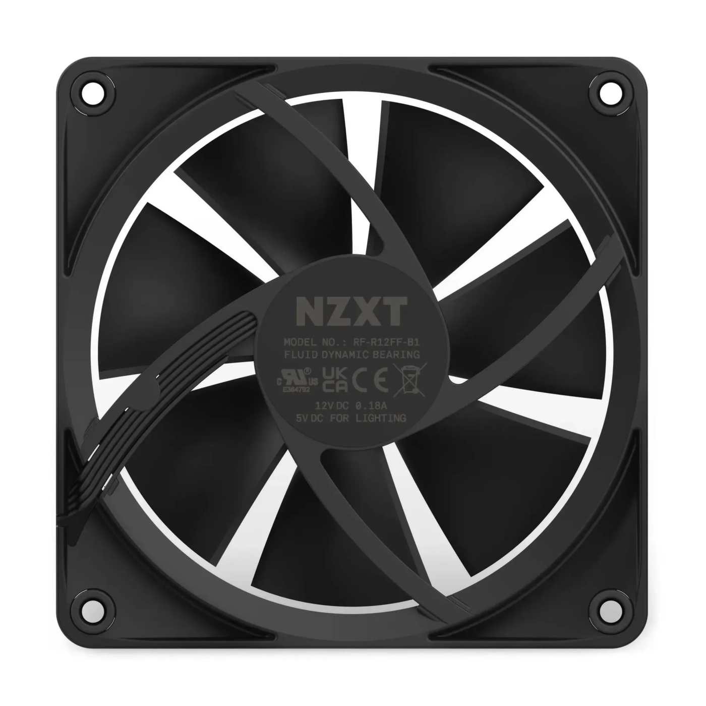 Купити Вентилятор NZXT F120RGB Single Black (RF-R12SF-B1) - фото 6