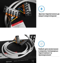 Купить Система хранения энергии Solarverse 12kW-DEYE 19.2kWh-Dyness 8BAT LiFePO4 6000 циклов (SVR24-3DE12K1-LDY19.2K1-0) - фото 6