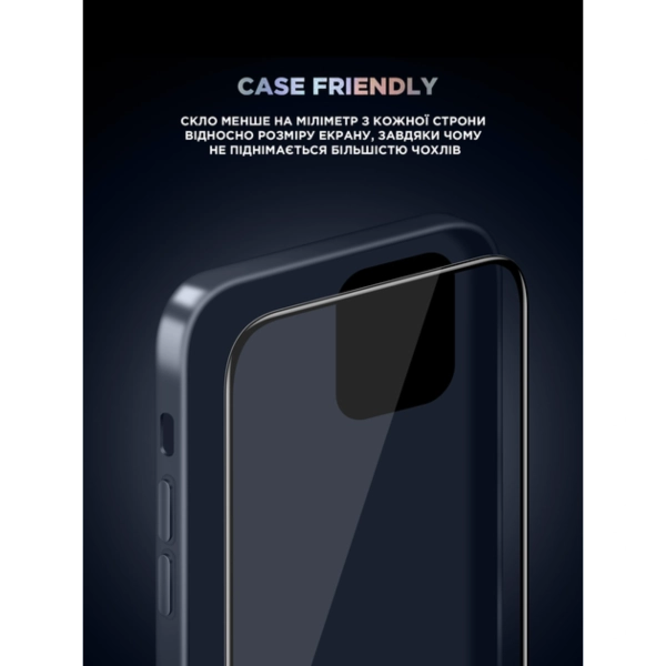 Купить Защитное стекло ArmorStandart Supreme Black Icon 3D для Apple iPhone 13 Pro Max (ARM68070) - фото 7