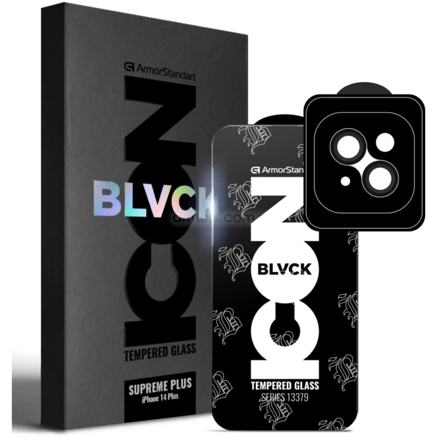 Купити Захисне скло ArmorStandart Supreme Black Icon 3D для Apple iPhone 14 Plus (ARM68069) - фото 1