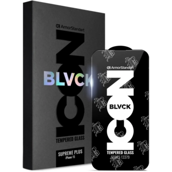Купити Захисне скло ArmorStandart Supreme Black Icon 3D для Apple iPhone 15 Black (ARM68221) - фото 1