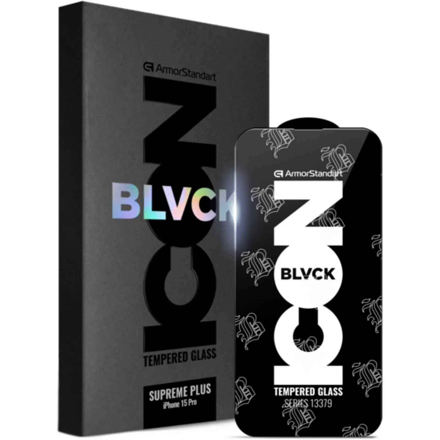 Купити Захисне скло ArmorStandart Supreme Black Icon 3D для Apple iPhone 15 Pro Black (ARM68223) - фото 1