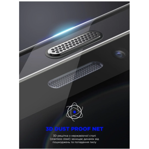 Купити Захисне скло ArmorStandart Space Black Icon для Apple iPhone 14 Pro Max with cutout (ARM67728) - фото 4