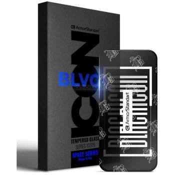 Купити Захисне скло ArmorStandart Space Black Icon для Apple iPhone 15 Plus Black (ARM68226) - фото 1