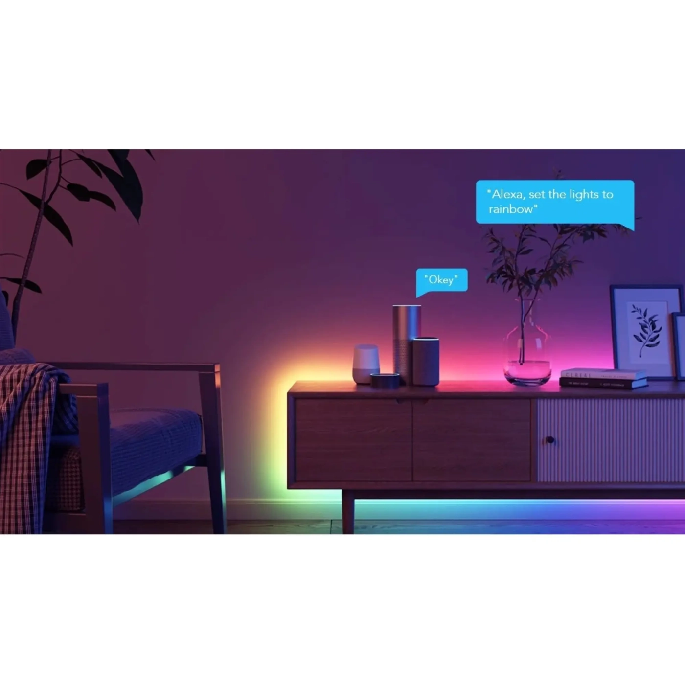Купить Умная LED лента Govee H618С RGBIC Strip Light Wi-Fi Bluetooth 10м (H618C3D1) - фото 14