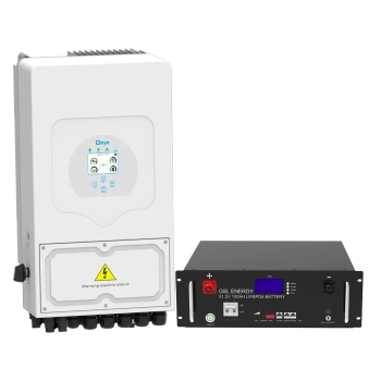 Купить Система хранения энергии Solarverse 6kW-Deye 5.12kWh-GSL 1BAT LiFePO4 6500 циклов (SVR24-1DE6K1-LGS5.12K1-0) - фото 1