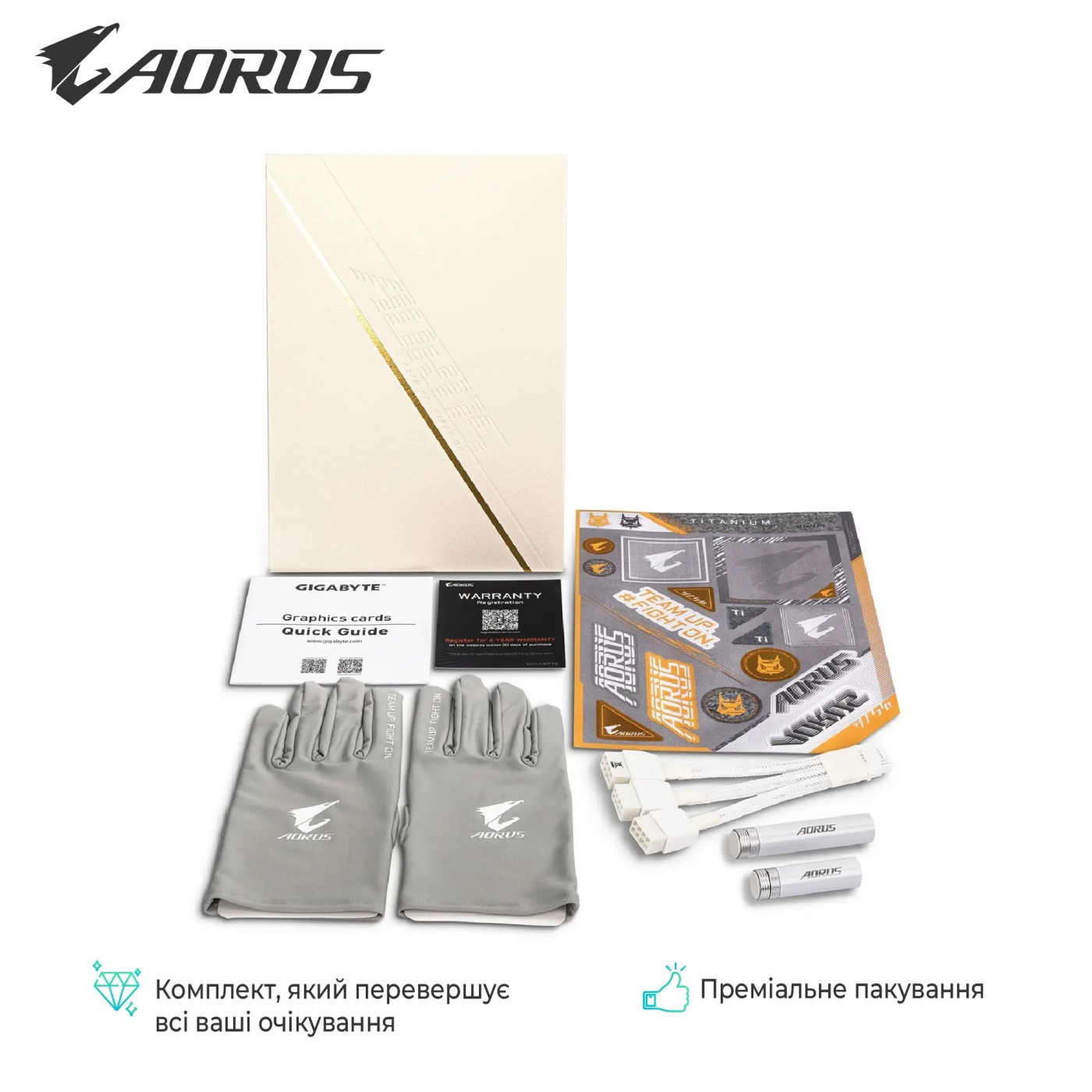 Купити Відеокарта GIGABYTE AORUS GeForce RTX 4080 SUPER XTREME ICE 16G (GV-N408SAORUSX ICE-16GD) - фото 5