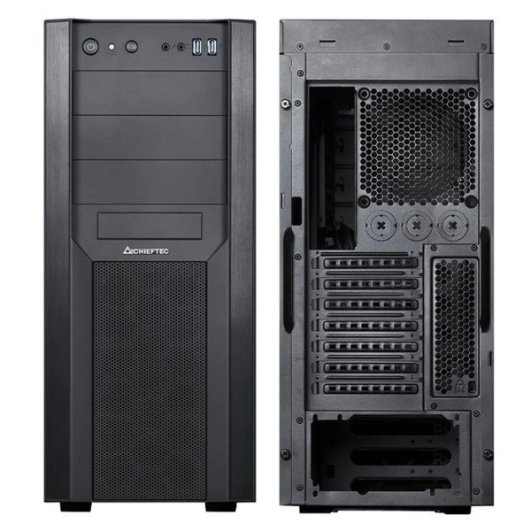 Купити Корпус Chieftec Mesh CW-01B, без БЖ, 2xUSB3.0, ATX, black - фото 2