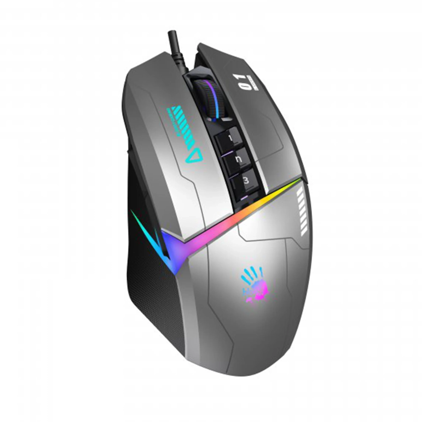 Купити Мишка A4Tech Bloody W60 Max Gun Grey - фото 1