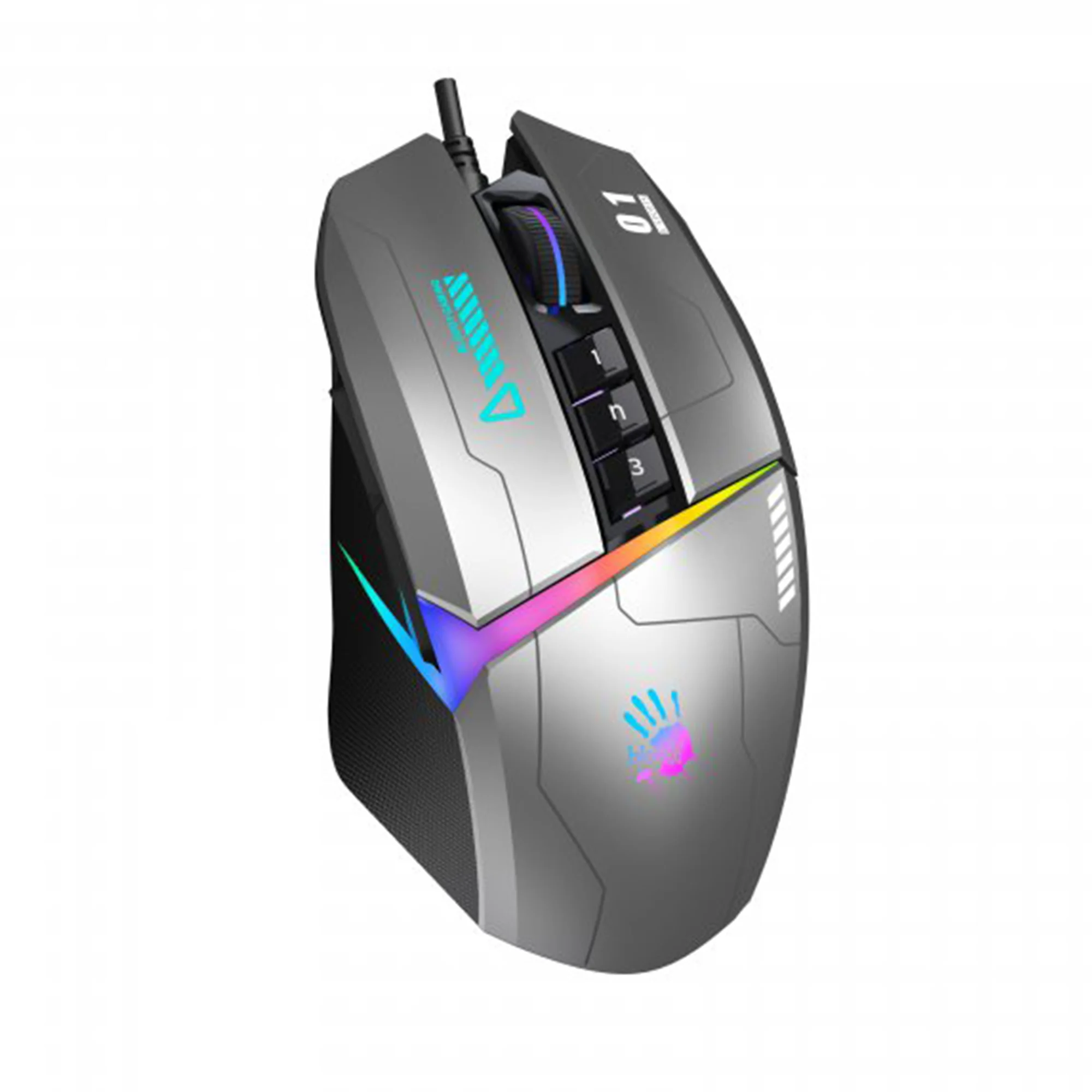 Купити Мишка A4Tech Bloody W60 Max Gun Grey - фото 1
