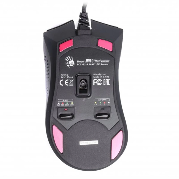 Купити Мишка A4Tech Bloody W90 Max Panda White - фото 6