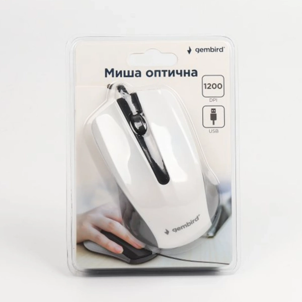 Купити Мишка Gembird MUS-101-W - фото 3