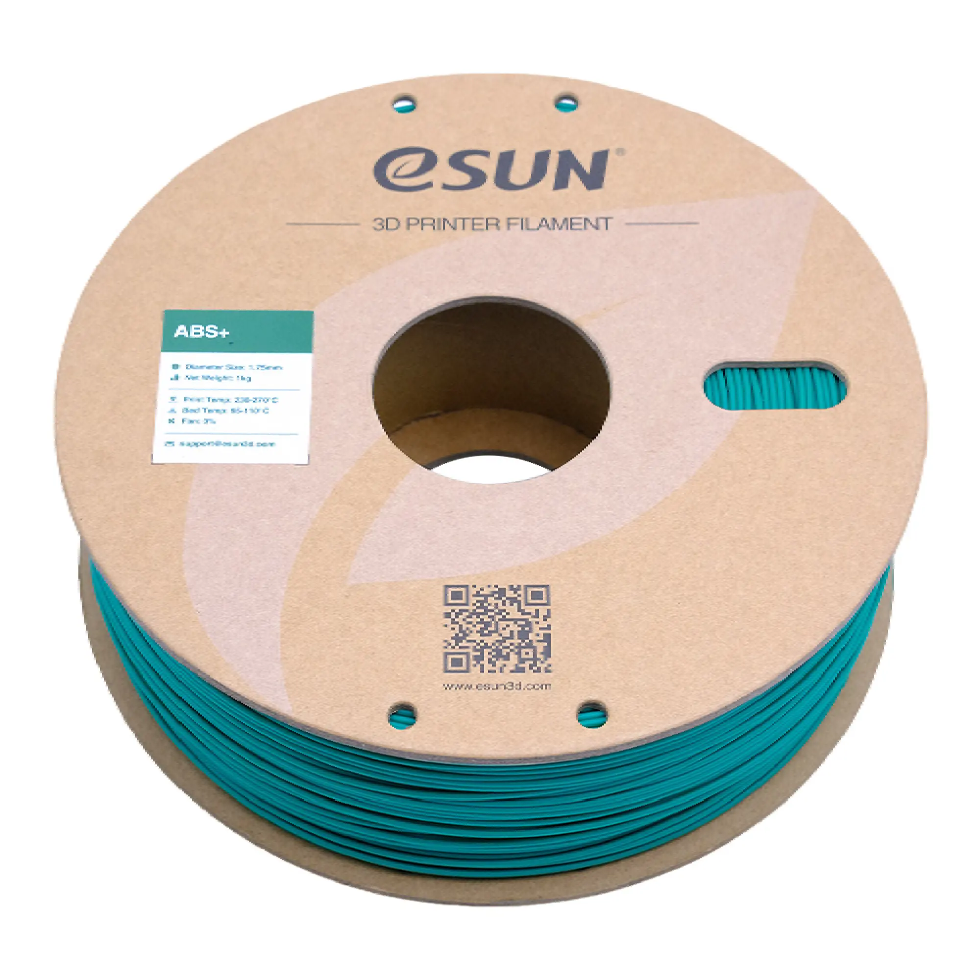 Купити ABS Plus Filament (пластик) для 3D принтера Esun 1кг, 1.75мм, зелений (ABS+175G1) - фото 3