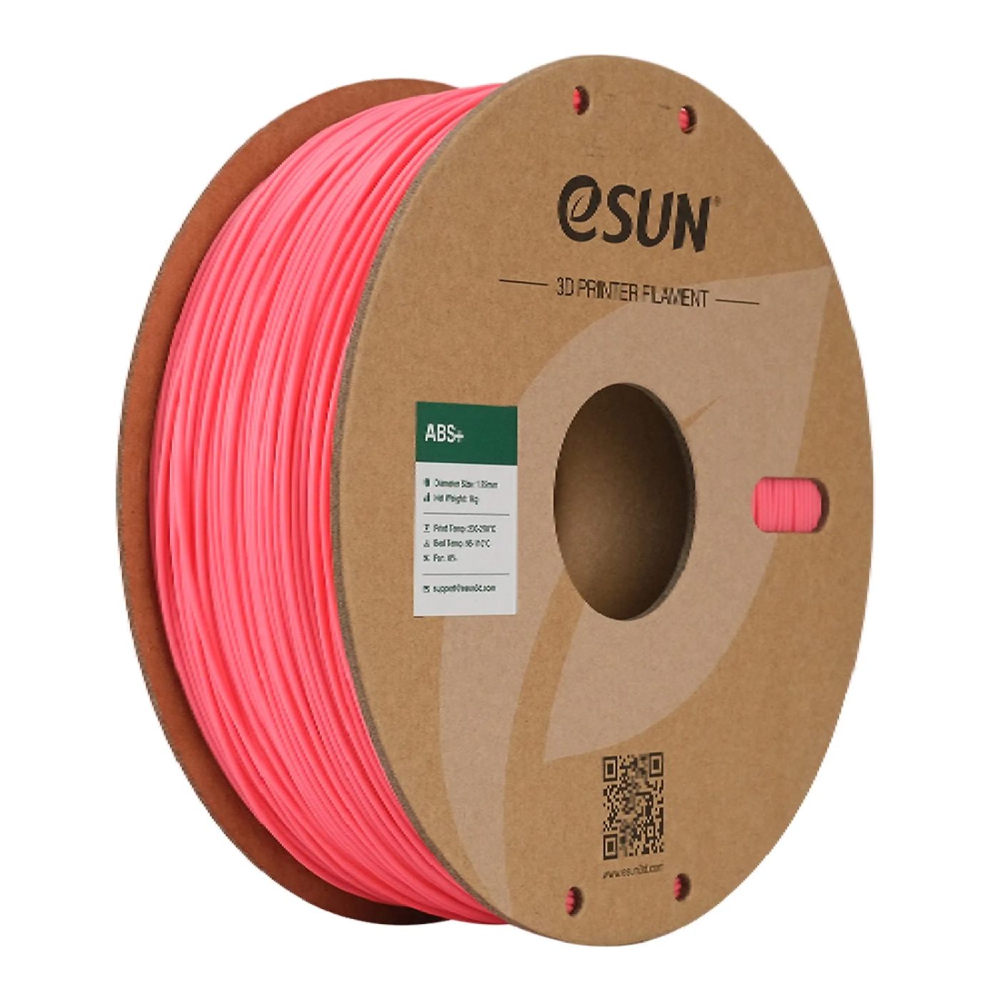 Купити ABS Plus Filament (пластик) для 3D принтера Esun 1кг, 1.75мм, рожевий (ABS+175P1) - фото 1