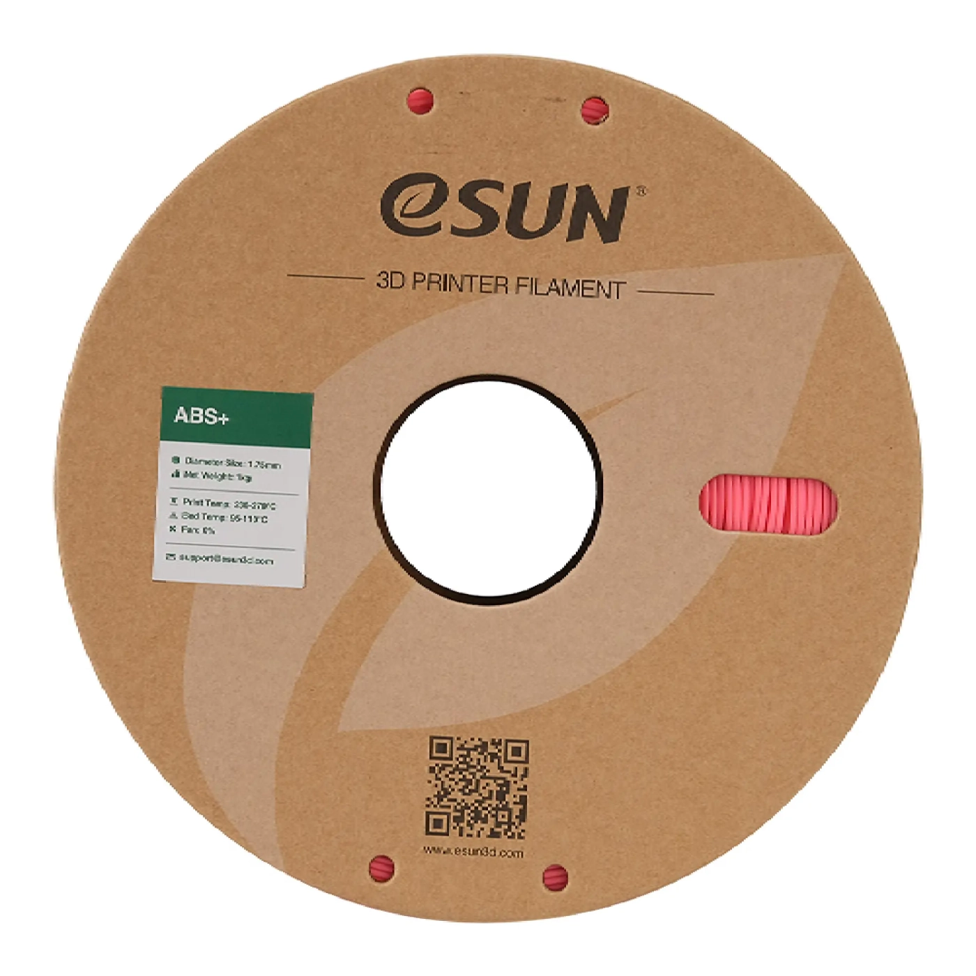Купити ABS Plus Filament (пластик) для 3D принтера Esun 1кг, 1.75мм, рожевий (ABS+175P1) - фото 2