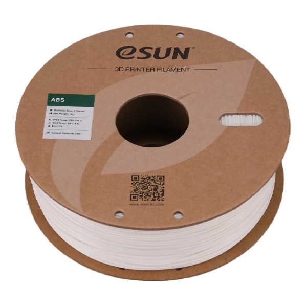 Купити ABS Filament (пластик) для 3D принтера Esun 1кг, 1.75мм, теплий білий (ABS-175WW1) - фото 3