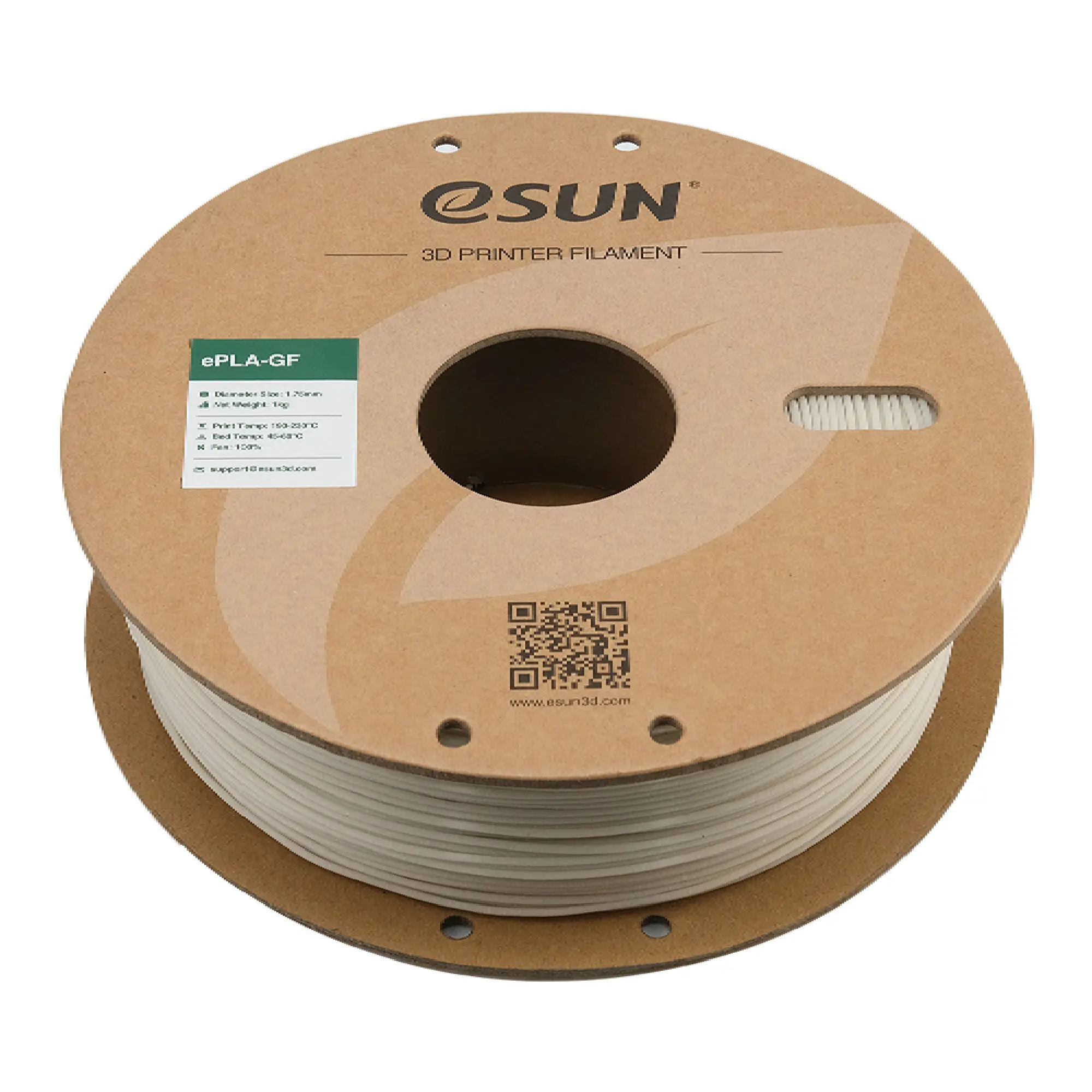 Купити ePLA-GF Filament (пластик) для 3D принтера Esun 1кг, 1.75мм, натуральний (ePLA-GF-P175N1) - фото 3