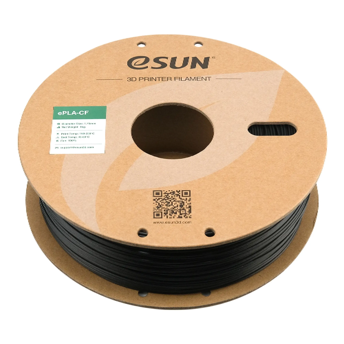 Купити ePLA-CF Filament (пластик) для 3D принтера Esun 1кг, 1.75мм, чорний (ePLA-CF-P175B1) - фото 3