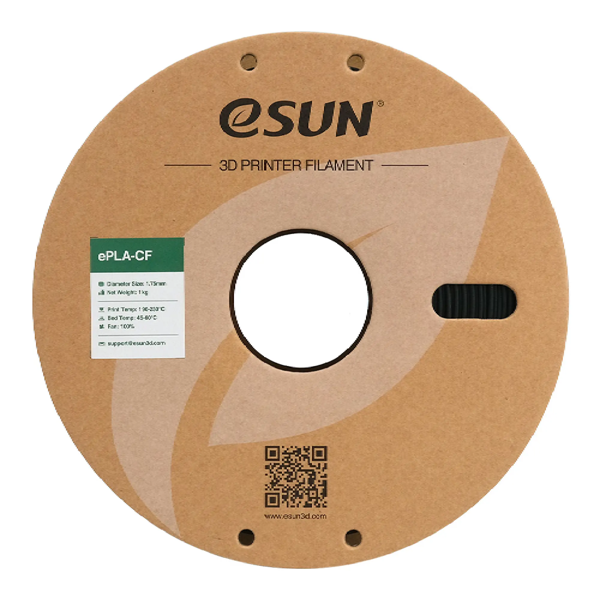 Купить ePLA-CF Filament (пластик) для 3D принтера Esun 1кг, 1.75мм, зеленый (ePLA-CF-P175G1) - фото 2