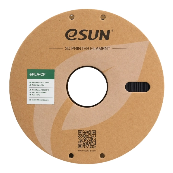 Купить ePLA-CF Filament (пластик) для 3D принтера Esun 1кг, 1.75мм, фиолетовый (ePLA-CF-P175Z1) - фото 2