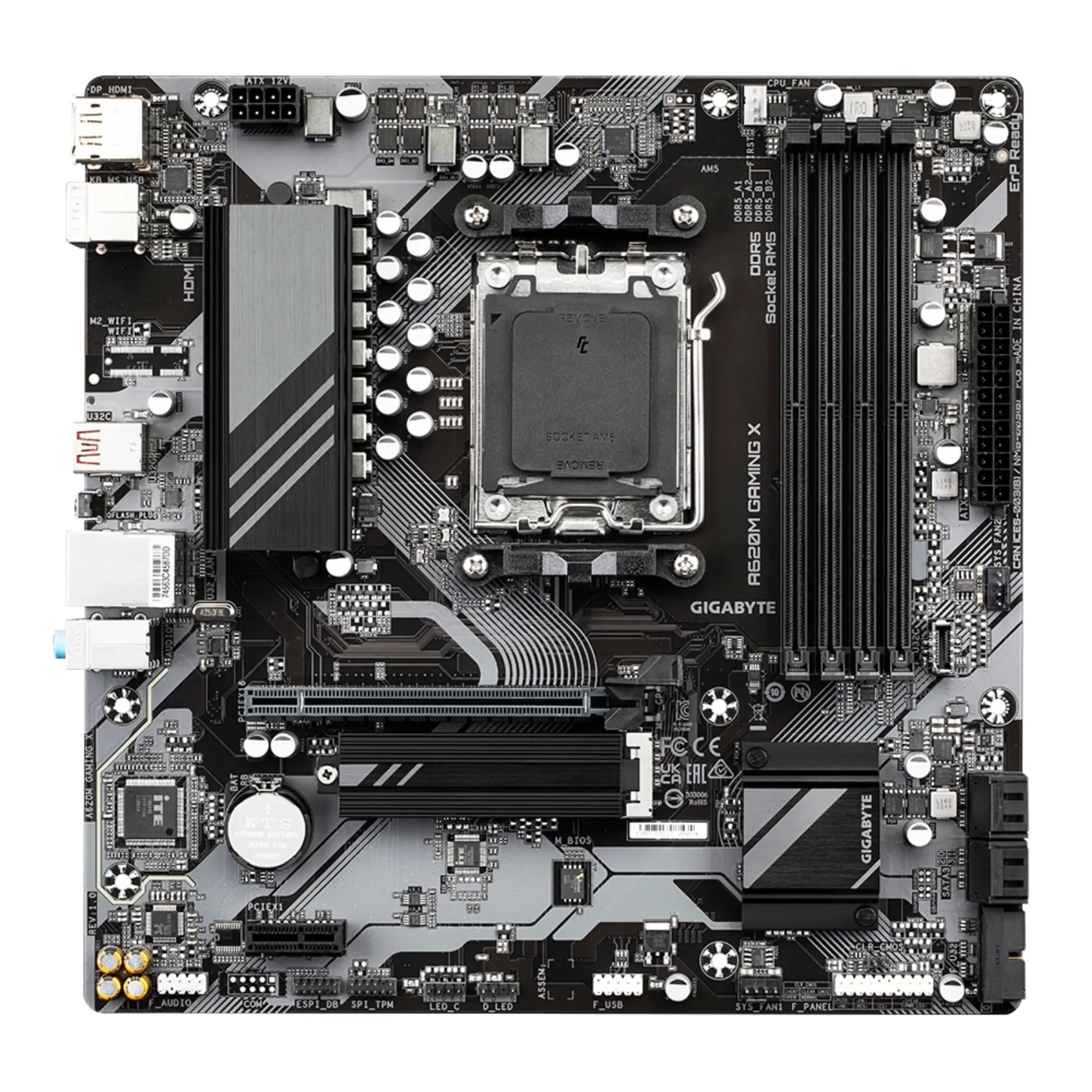 Купити Материнська плата GIGABYTE A620M GAMING X - фото 2