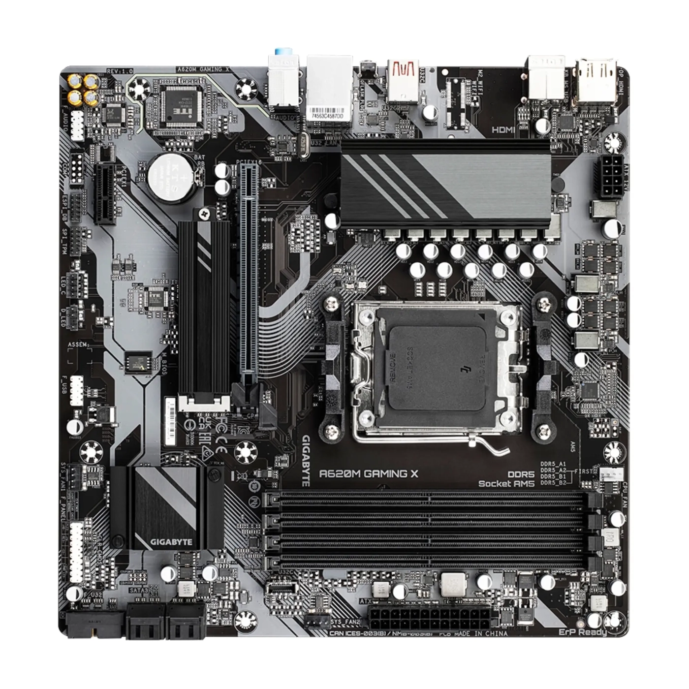 Купити Материнська плата GIGABYTE A620M GAMING X - фото 4