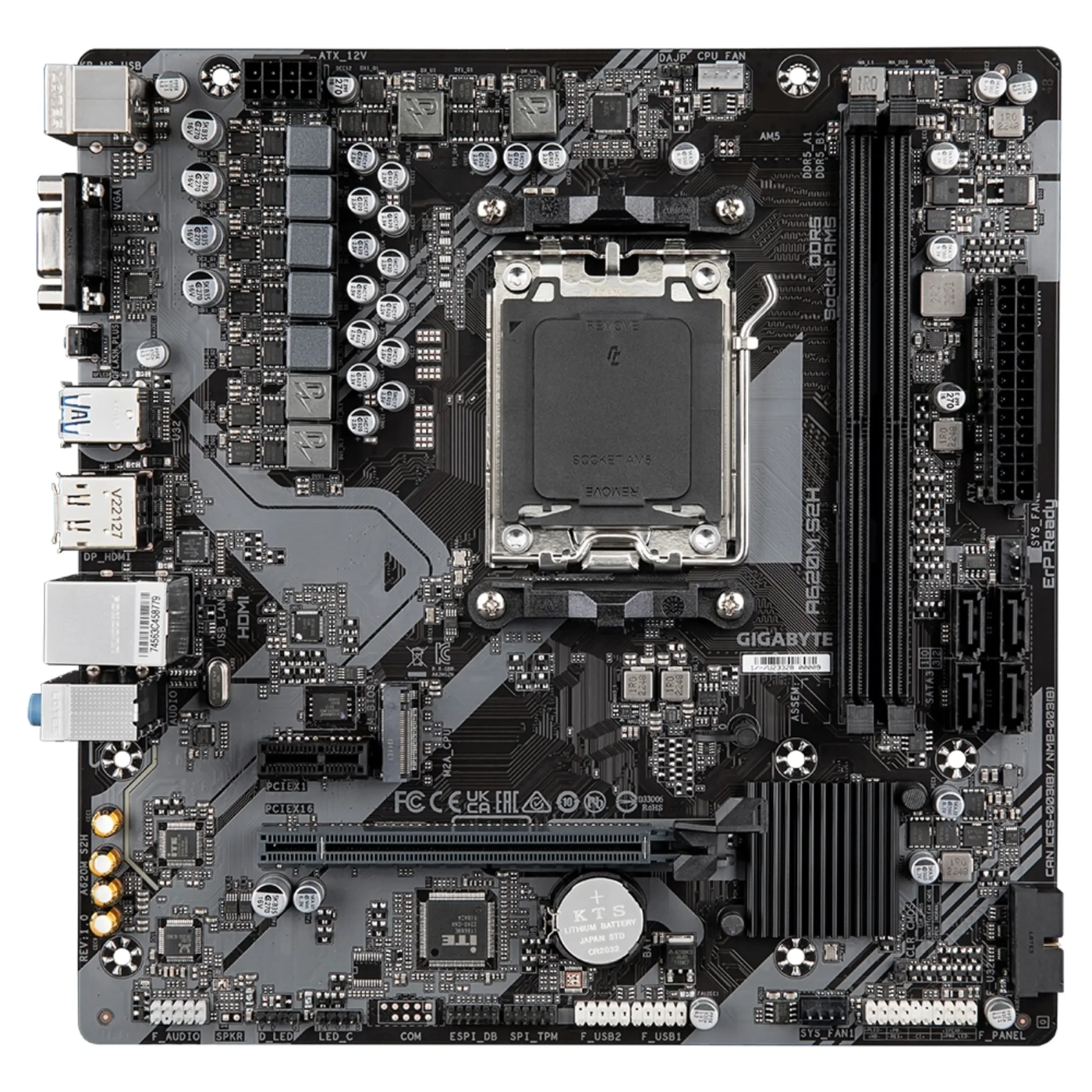 Купить Материнская плата GIGABYTE A620M S2H - фото 2