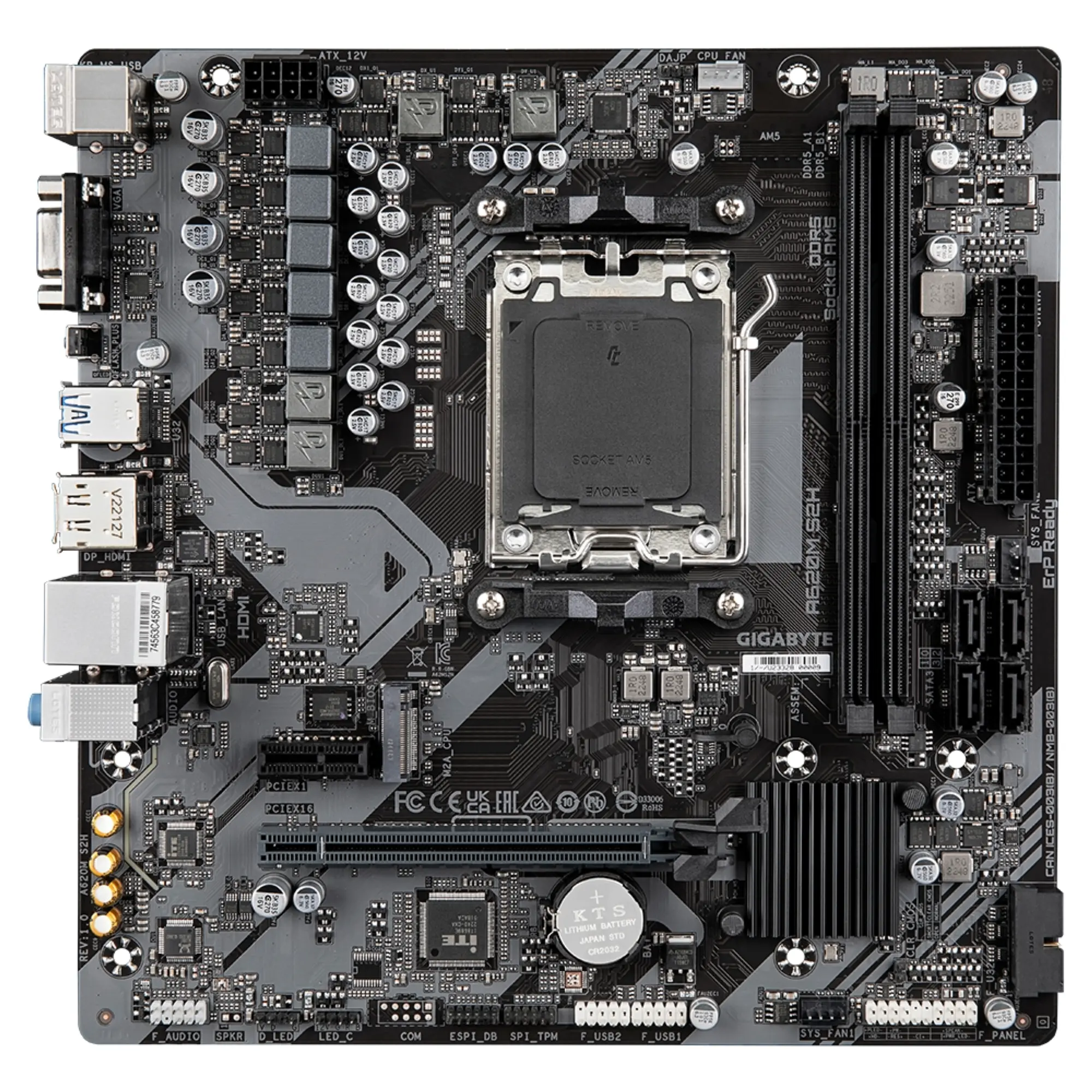 Купить Материнская плата GIGABYTE A620M S2H - фото 2