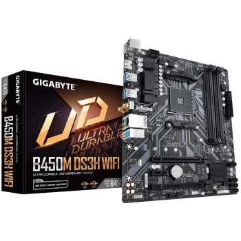 Купити Материнська плата GIGABYTE B450M DS3H WIFI - фото 4