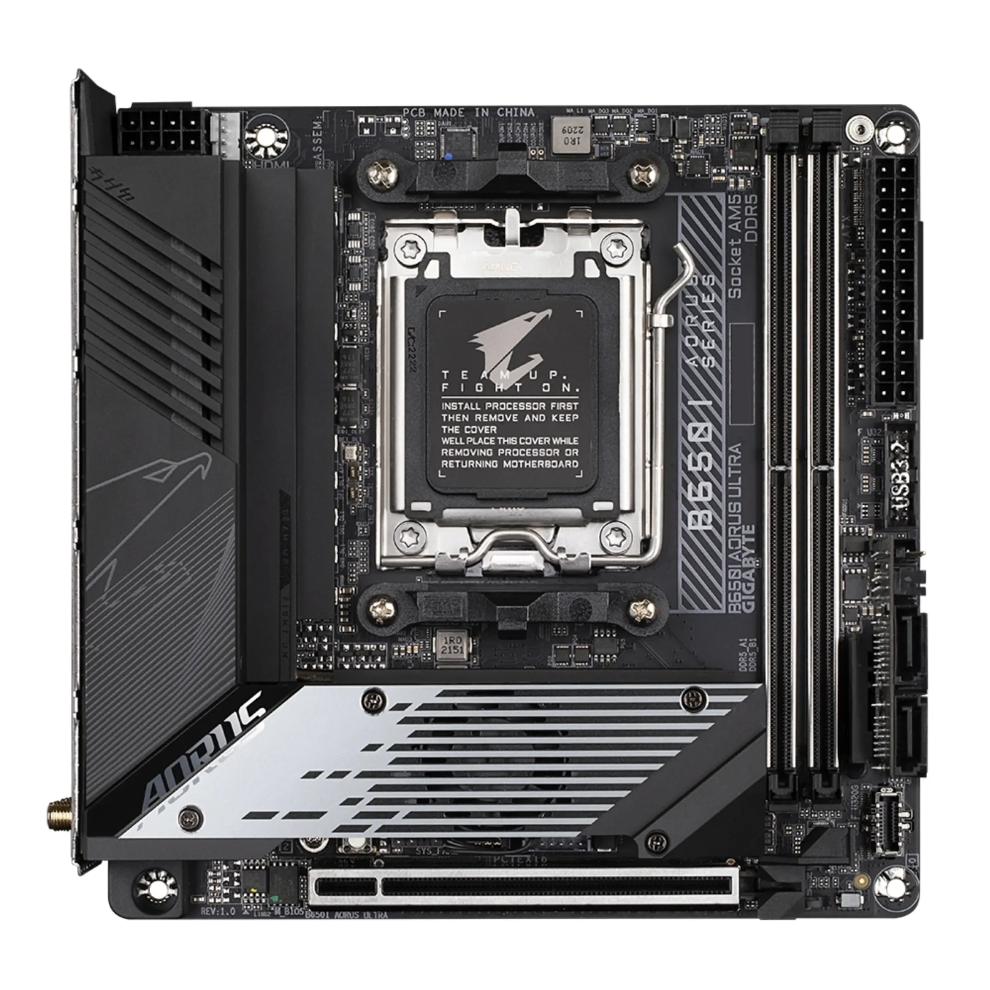 Купити Материнська плата GIGABYTE B650I AORUS ULTRA - фото 2