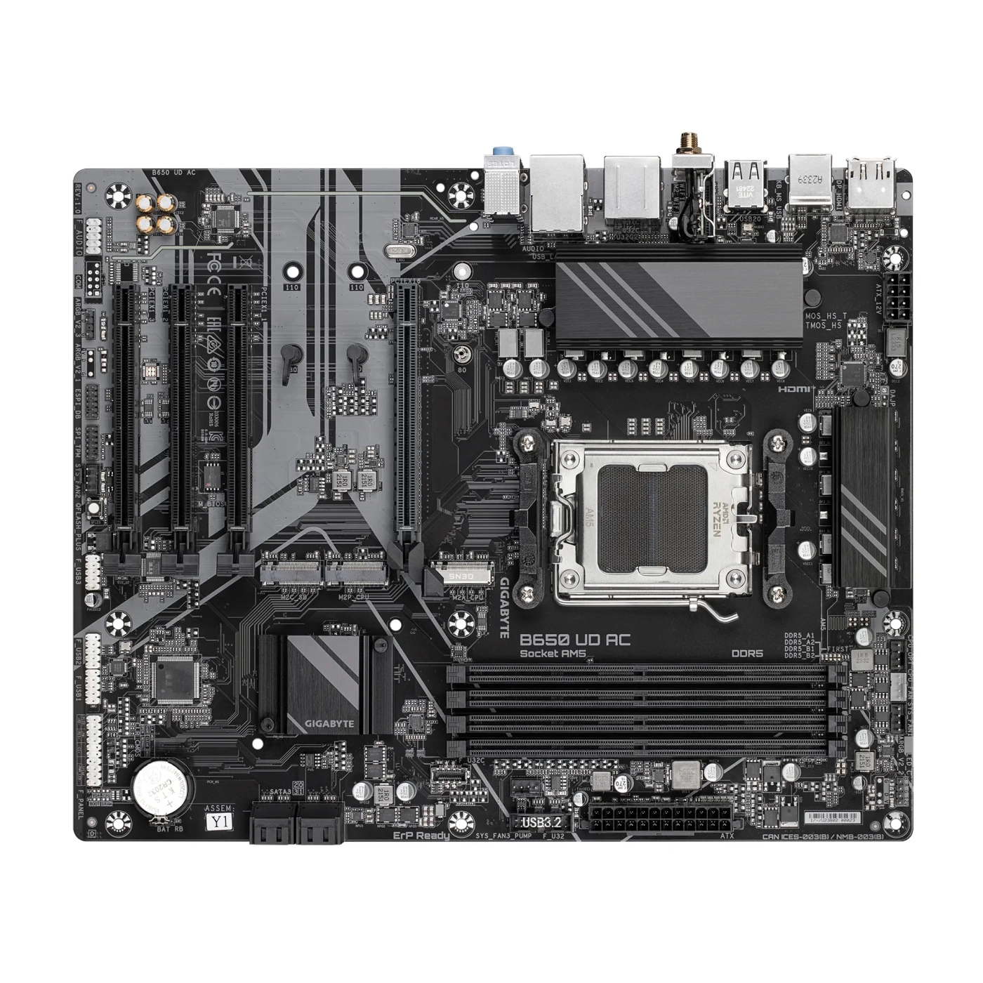 Купити Материнська плата GIGABYTE B650 UD AC - фото 3