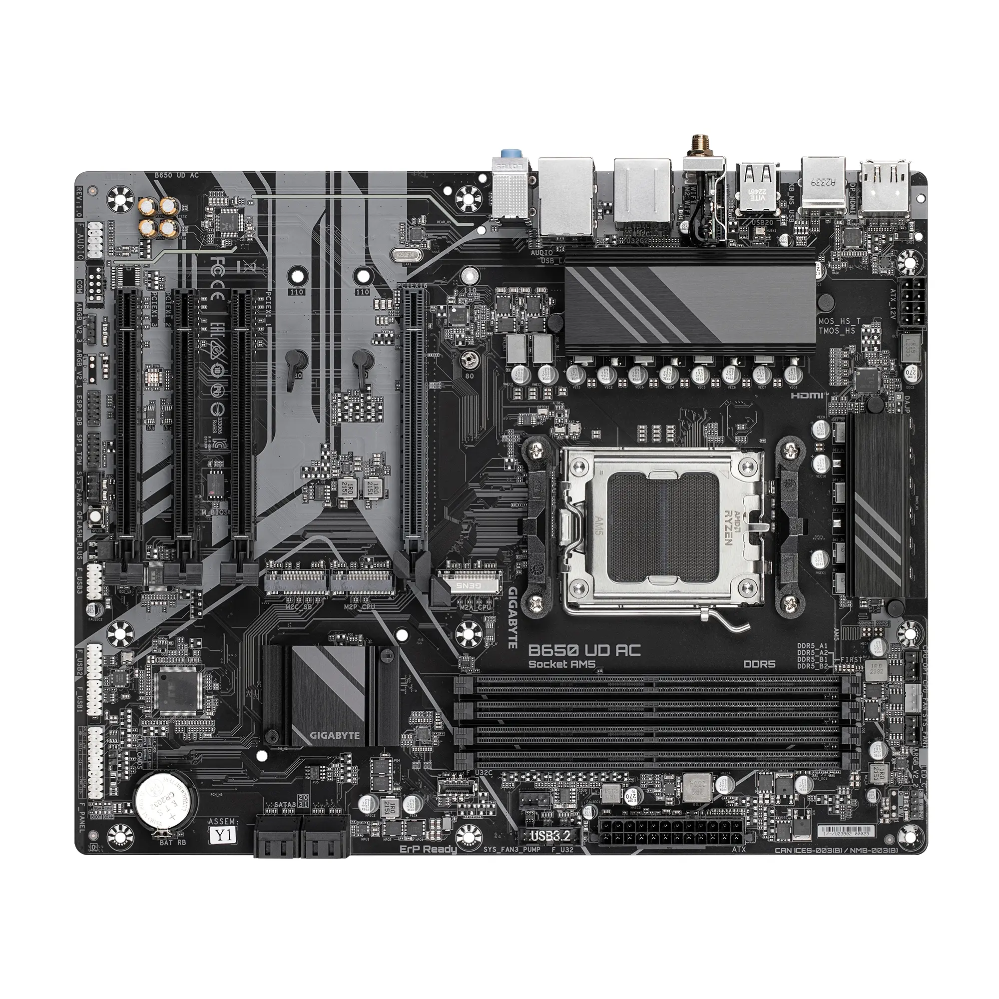 Купити Материнська плата GIGABYTE B650 UD AC - фото 3