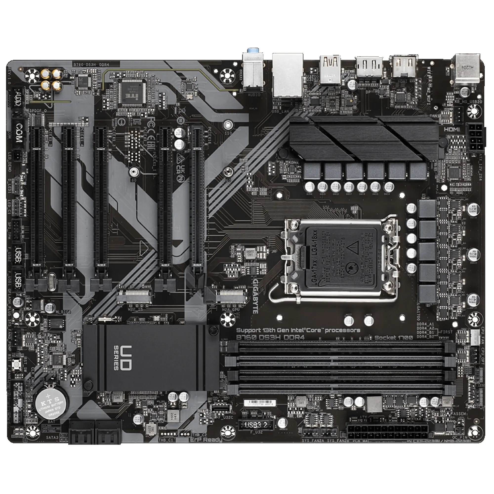 Купить Материнская плата GIGABYTE B760 DS3H DDR4 - фото 4
